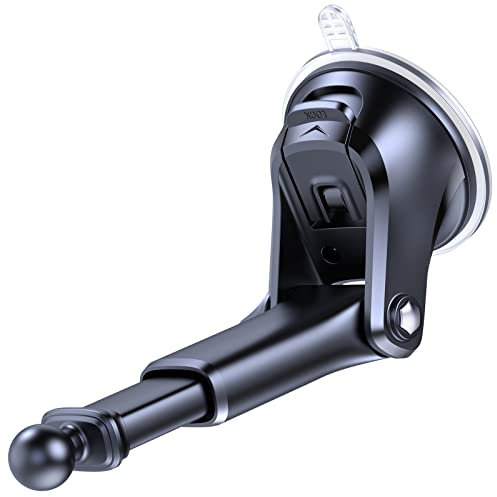 OQTIQ-Saugnapf-Halterung, mit -Armaturenbrett-Scheibe, 17,2 mm Kugelgelenk-Saugnapf mit Selbstklebender Befestigungsscheibe für Handyhalterung, magnetische Halterung, Windschutzscheiben