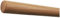 TIBU Eiche Holz Handlauf Geländer 30-500cm mit Holzenden Wandhandlauf Wand Treppe, Länge 2700 mm / 270 cm / 2,7 m und Enden Radius gefräst