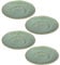 LEONARDO HOME 018593 MATERA Keramikuntertasse 15 cm grün 4er-Set, Keramik