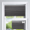 LazBlinds Jalousie, schnurlos, zellular, für Fenster, kein Werkzeug, kein Bohren, Verdunklung, für Fenstergröße 71 x 163 cm (B x H), Mitternachtsschwarz