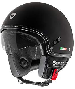 Helm HELMO Milano Demi Jet Puro Slider (S, schwarz matt)