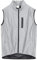 Herren Reflektierende Biker Weste,Leichte Windstopper Wasserabweisend Atmungsaktiv Fahrrad Weste,ärmellos Weste,Geeignet Zum Laufen,Radfahren,Motorradfahren(Size:L,Color:Silber)