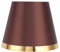 Stoff Lampenschirm Europäischen Stil Moderner Lampenschirm für E27 Tischlampe und Stehleuchte Schlafzimmer Wohnzimmer Wohnheim Bürodekoration (Kaffee)