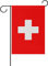 Bandera suiza de Suiza, pequeñas banderas suizas de jardín para patio, porche, día de la independencia, festival patriótico, decoraciones al aire libre