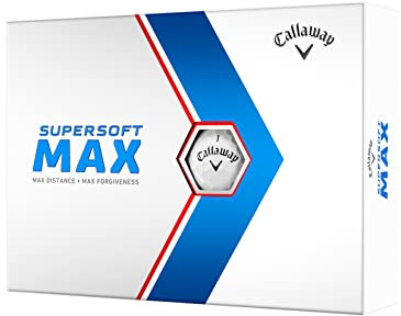 Callaway Supersoft Max Golfbälle, 12B PK (Version 2023, weiß)