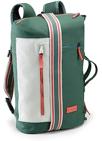 Volkswagen 1T3087329 Rucksack ID.Buzz Design Tasche 2-in-1 Backpack Tragetasche, grün/grau