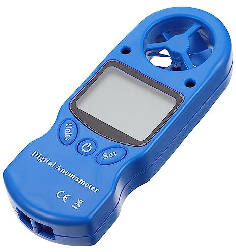 GANAZONO 1stk Windmesser Luftmessung Barometer-handgerät Digitales Flügelrad-anemometer Windchilltester Temperaturmessgerät Digitale Temperaturanzeige Lufttemperatur Elektronisch Plastik