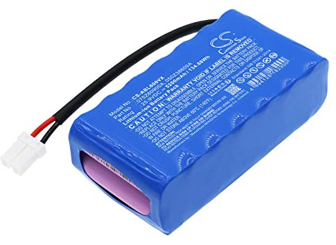 Cameron Sino - Batteria di ricambio per L20 S+, L60 Elite, Twenty 25 Elite, Twenty Deluxe, Twenty Elite, Twenty Elite S+, Twenty Quad, Twenty ZR PN: 050Z38600A, 075Z60900A, 5200 mAh