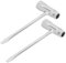 ACONDE 2Piezas Llave en T para Motosierras: 13mm/19mm Portabilidad Llave Inglesa Combinada Acero - Cambio Rápido de Piezas Mejora del Hogar Mantenimiento Diario