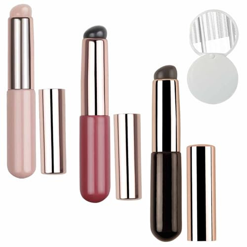 WIWIDANG Homezo - Pennello per trucco in silicone, 2/3 pezzi