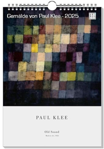artboxONE Kalender 2026 Gemälde von Paul Klee Wandkalender A4 2026 Abstrakt
