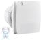 Badlüfter 100mm mit Timer und Feuchtigkeitssensor, ≤34db Leiser und Leistungsstarker Abluftventilator, 12W 95m³/h IPX4 Wandventilator mit Rückstauklappe, Installieren Decke Wand im Bad, WC, Küche