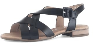 Gabor Damen Riemchensandalen, Frauen Sandalen,Strandschuhe,Sandaletten,Sommersandalen,Absatz,Sommerschuhe,Freizeitschuhe,schwarz,38 EU / 5 UK