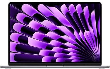 Apple 2024 MacBook Air 15-inch Laptop with M3 chip: 15.3-inch Liquid Retina Display, 24GB Unified Memory, 512GB SSD Storage, Backlit Keyboard, 1080p FaceTime HD Camera, Touch ID; Space Grey