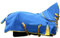 Pferdeabdeckung, Schutzkleidung für Pferde, Wetterfest, Anpassbar, Reitausrüstung, Fliegenschutz, Blue M