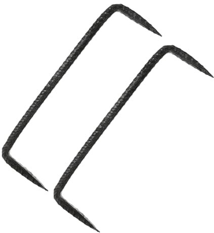 JEWEDECO 2pièces Clous à Pointe Robuste pour Fixation Et Construction pour Clôtures Et Travaux Bois