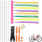 Fahrradfahne, 185 cm Fahrrad Wimpel,Fahrrad fähnchen,Verstellbare Kinderfahrradfahne,Roller Fahrrad Wimpel Fahne,Street Buddy Fahne,Kinderfahrrad Sicherheitswimpel1