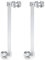 Yaocom 2 Set Automatic Gate Closer Self Closing Gate Hinges with Adjustable Tension and Bolts for Outdoor Side Gates, Dog Fence, Pool Gate, Chain Link Fence