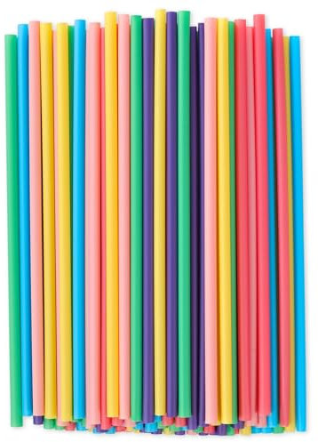 600 Wiederverwendbar trinkhalme, Stück 26cm biologisch abbaubar Strohhalm, Umweltfreundlich and nachhaltig