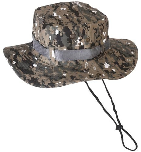 KUMSODE Sonnenschutz Hut Herren Outdoor Sonnenschutz Chapeau Abgerundeter Hut Dschungelhut für Tactical Airsoft Paintball Aufstieg Camping