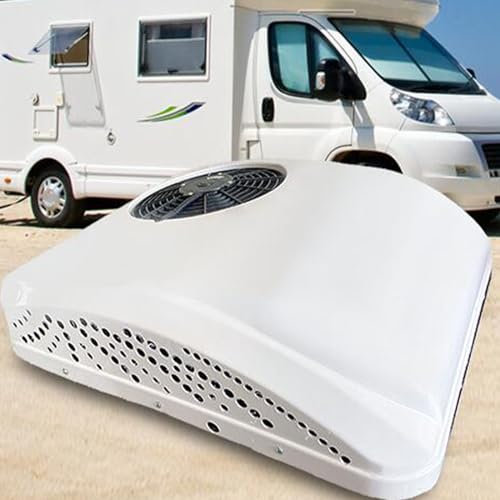 WEIMILOR Aire Acondicionado para autocaravanas, Ultra silencioso, de fácil instalación, sin conductos, con Bomba de Calor y enfriamiento rápido. Ideal para autocaravanas, caravanas y remolques,12V