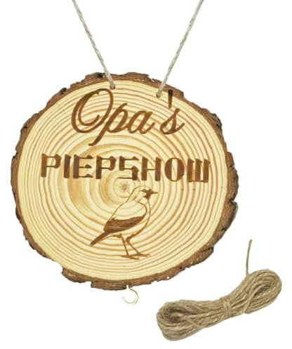 ZWWOGE Geschenk für den Bester Opa,Meisenknödelhalter Opas,Vogelfutterstation,Futterhaus für Vögel,Aufhängen lustige Geschenkidee,Opa Geschenk Geburtstag,für Garten Balkon