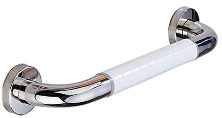 Mango de baño antideslizante para balanza de baño, resistente, pasamanos de acero inoxidable para personas mayores con discapacidad