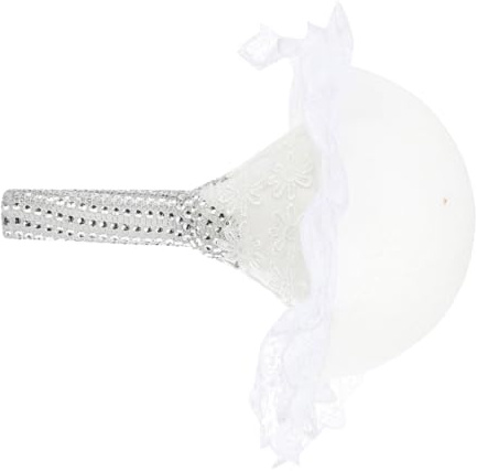 GARVALON Porta Bouquet Fiori in Schiuma Bianca Design Ergonomico, Accessori per Bouquet da Sposa e Fiori Freschi, per Matrimoni e Progetti DIY