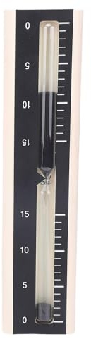 Irfora Sablier de Sauna, Horloge de Sable 15 Minutes pour la Maison, la Salle SPA, en Bois Hêtre, Sablier pour une Relaxation Maximale