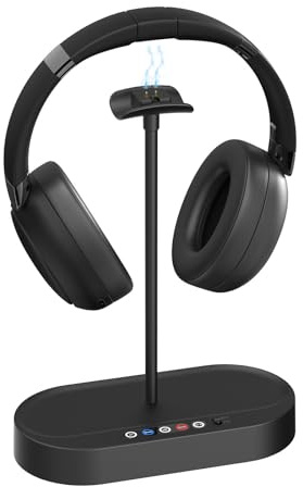 Tosuny Kabellose Kopfhörer Zum Fernsehen, Bluetooth 5.4 TV Kopfhörer für Senioren, mit Sender und Ladestation, Klare HiFi Stereoanlage, Lautstärkeregelung, 40 Stunden Wiedergabezeit
