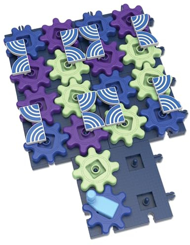Learning Resources Glowing PatternGears - Glow in The Dark Building Set, Toddlers Hands-On Toy, STEM Construction & Engineering, Fine Motor, Gifts for Boys and Girls