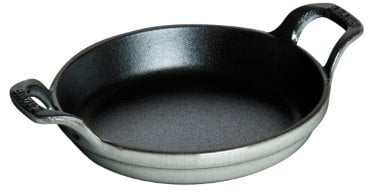 Staub Fuente Redonda apilable, Hierro Fundido, Gris Grafito, 12 cm