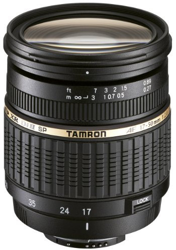 Tamron SP AF 17-50 mm F/2.8 - Objetivo para Nikon (Distancia Focal 17-50mm, Apertura f/2.8, Macro, diámetro: 67mm) Negro