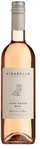 Mirabello Pinot Grigio Rose Wine, 75cl