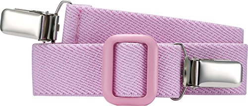 Playshoes Unisex Schnalle Zum Klipsen Elastik-Gürtel Clip Uni, Rosa,74-110