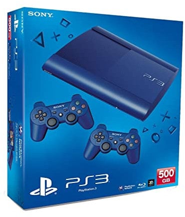 Sony PlayStation 3 Limited Edition Azurite Blue 500GB Super Slim Console
