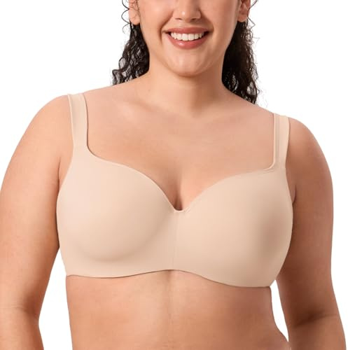 DELIMIRA Reggiseno Senza Cuciture Balconcino Beige 4F