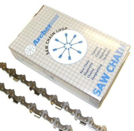 2 x Archer 10-inch Chainsaw Chains 3/8lp .050 / 1.3mm