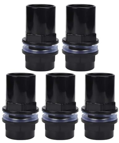 5 Stücke Aquarium Wasser Rohr Konverter PVC Aquarium Schlauch Adapter Aquarium Wasser Rohrverbinder Gerade Rohrverbinder Aquarium Zubehör(32mm)