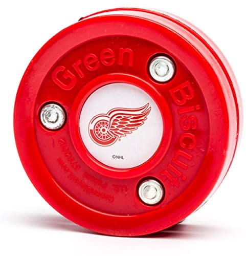Green Biscuit NHL Pucks (Detroit Red Wings)