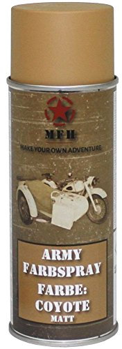 BW Army Farbspraydosen Sprühfarbe Armeelack 400ml DS 13,25 ?/L Coyote matt