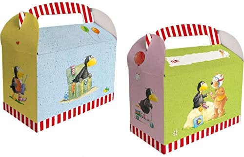 DER KLEINE RABE SOCKE 6 Geschenkboxen Kinderparty und Kindergeburtstag von DH-Konzept // Party Set
