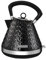 Morphy Richards Vector Pyramid Kettle, 1.5L 3kW Rapid Boil, Anti Limescale Filter, Boil Dry Protection, Water Window, Pull Ring Removeable Lid, 360 Cordless Base, Black, 108131