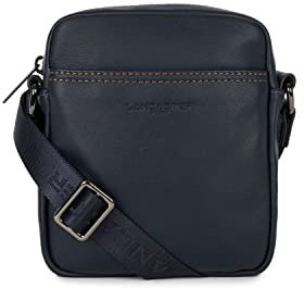 Lancaster Homme MIni Soft Vintage Zipped Bag Bleuf Camel