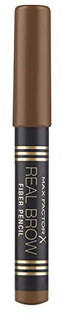 Max Factor Real Brow Fiber Pencil Light Brown 1 – Augenbrauenstift mit 3D-Effekt – Für natürlich definierte Augenbrauen – Farbe Braun – 1 x 1 g