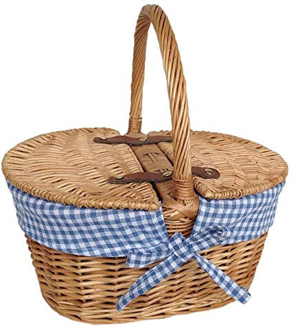 Red Hamper Picknickkorb für Kinder, oval, mit Deckel