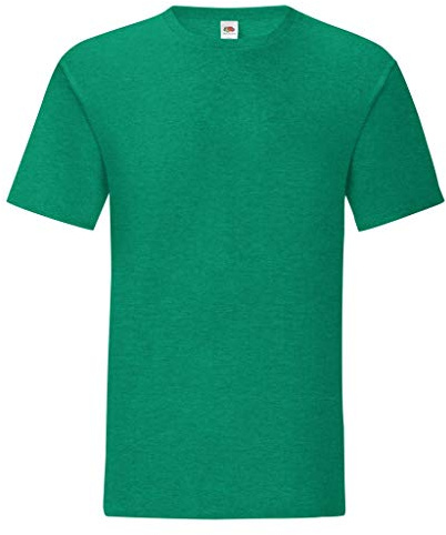Fruit of the Loom Mens Iconic T-Shirt (S) (Heather Green)