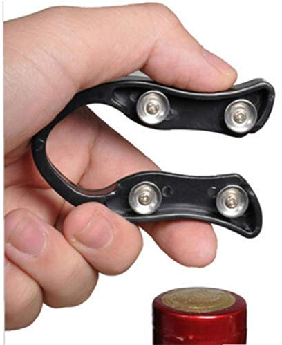 AMOYER Red Wine Bottle Opener Bat Shaped Champagne Foil Cutter Tinfoil Paper Cap Cutter Tools