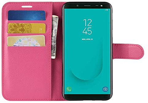 HualuBro OnePlus Nord N10 5G Hülle, Premium PU Leder Stoßfest Klapphülle Schutzhülle HandyHülle Handytasche Wallet Flip Case Cover für OnePlus Nord N10 5G Tasche (Rose)