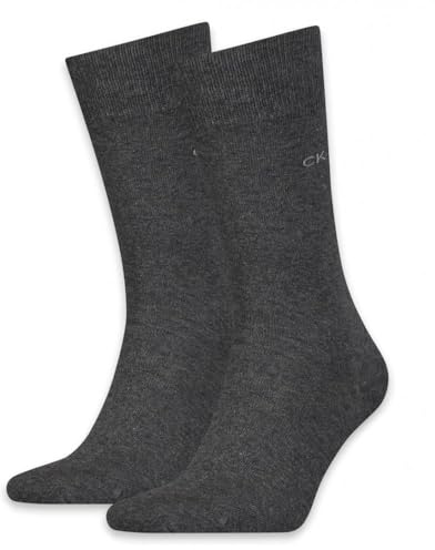 Calvin Klein Herren Classic Socken, Grau, 43/46 (2er Pack)